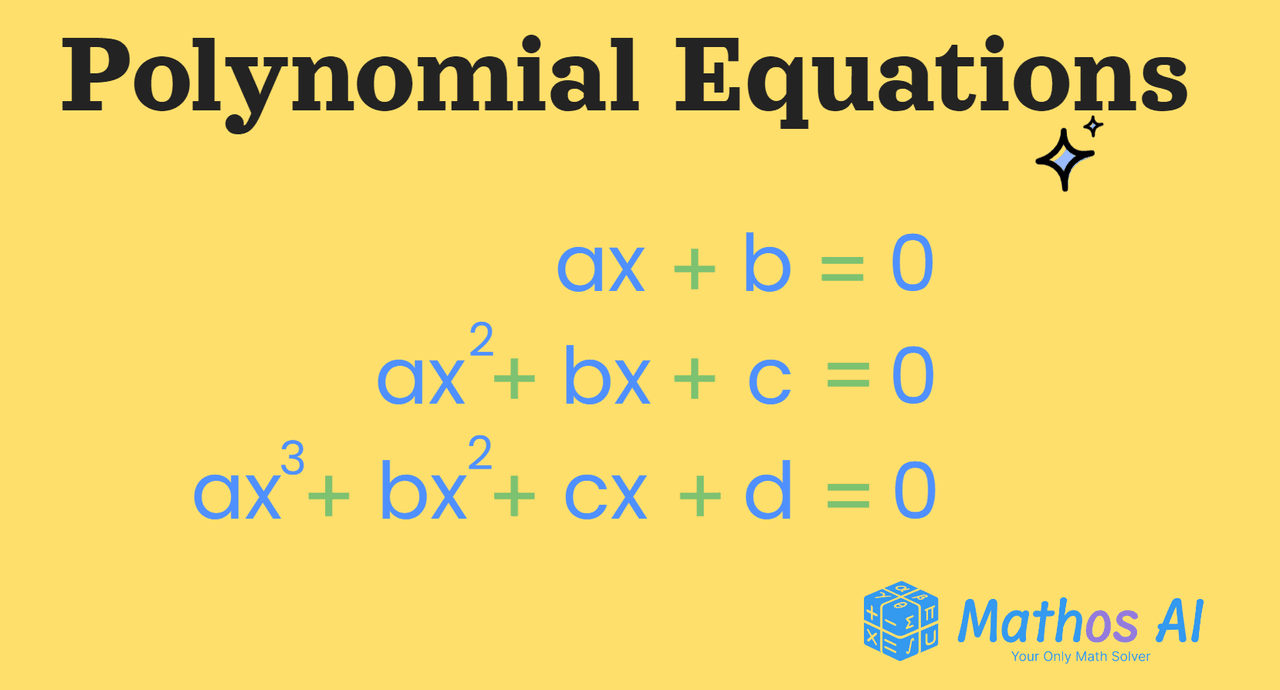 polynomial equations list from Mathos AI